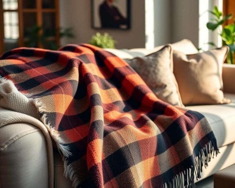 Plaids die warmte en textuur brengen aan de bank of bed