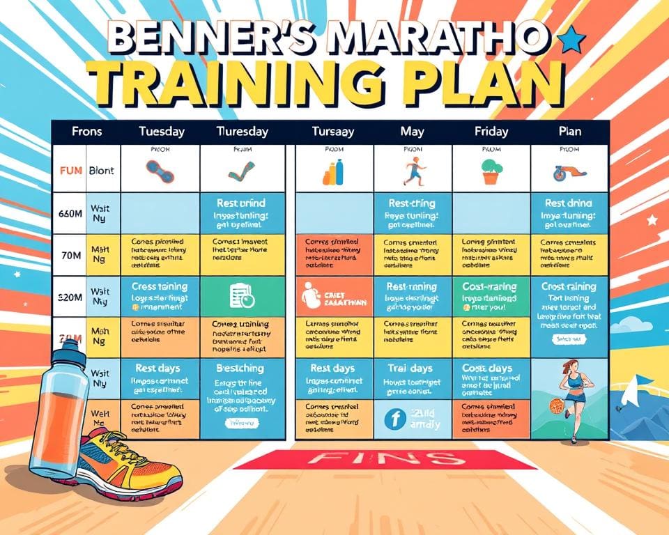 marathon trainingsschema voor beginners