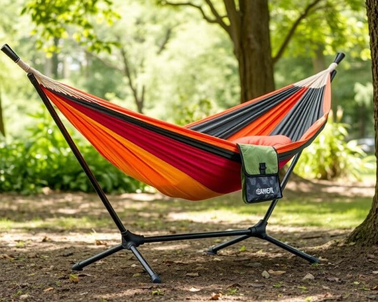 Hangmatstandaards met een compact opvouwbaar ontwerp