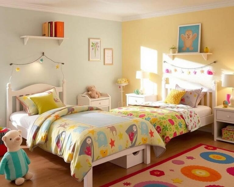 Kinderbedden met vrolijke, wisselbare hoezen