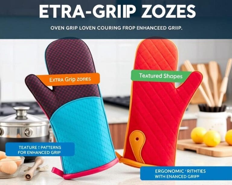 Ovenhandschoenen met extra gripzones