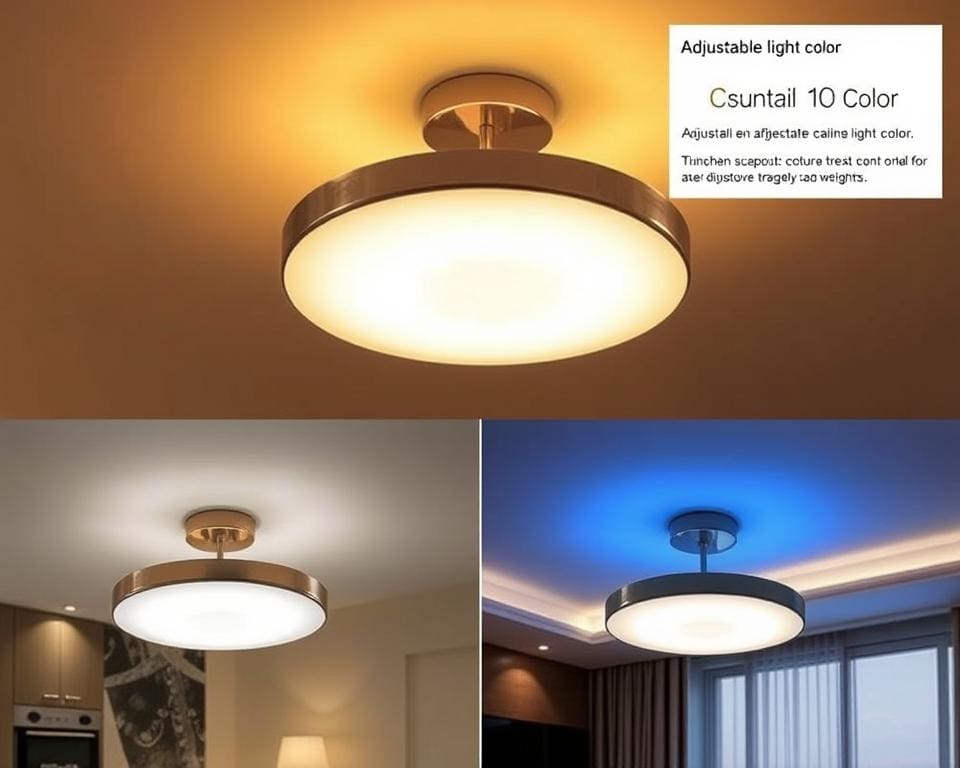 moderne plafondlampen met verstelbare lichtkleur