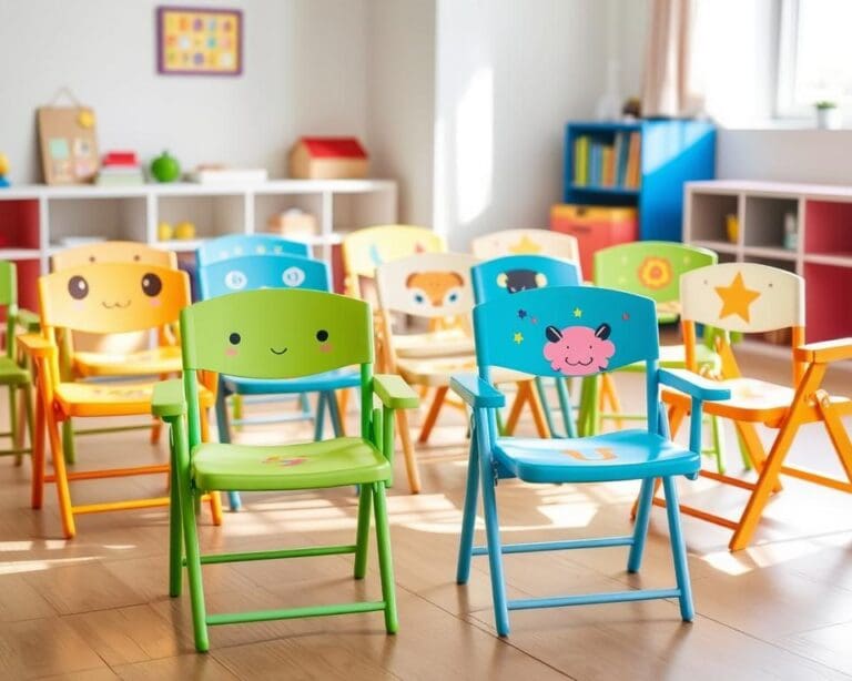 Kinderstoelen met een vouwbaar frame