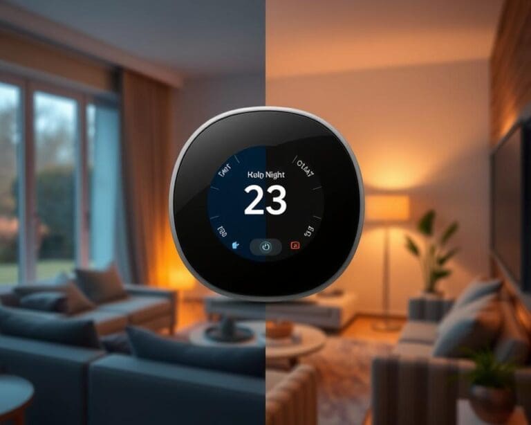 Slimme thermostaten met een dag/nachtregeling