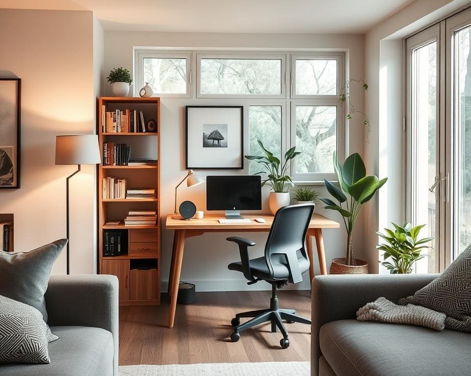 Is een werkhoek in de woonkamer een goed idee?