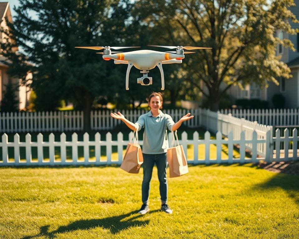 Kan een drone jouw boodschappen doen?