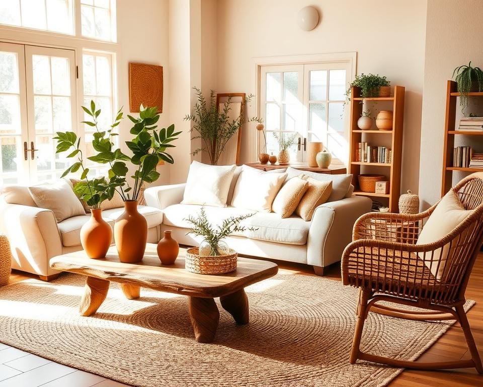 Wonen met stijl: natuurlijke kleuren en materialen