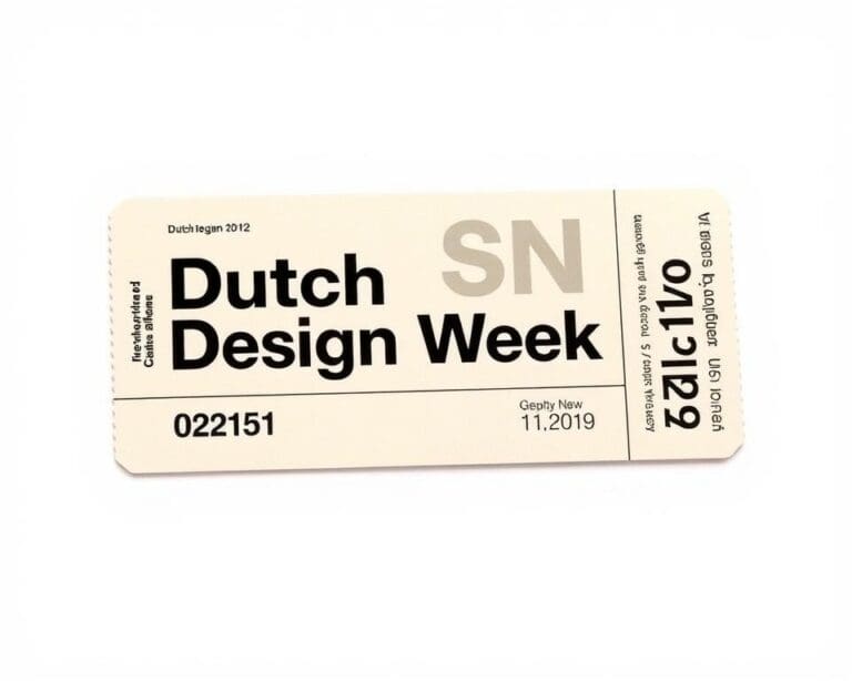 wat kost een ticket voor dutch design week?