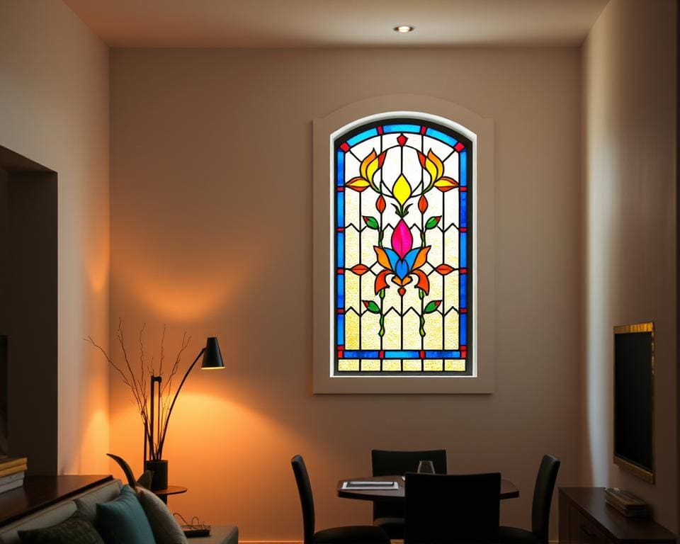 Hoe gebruik je glas-in-lood subtiel in je interieur?