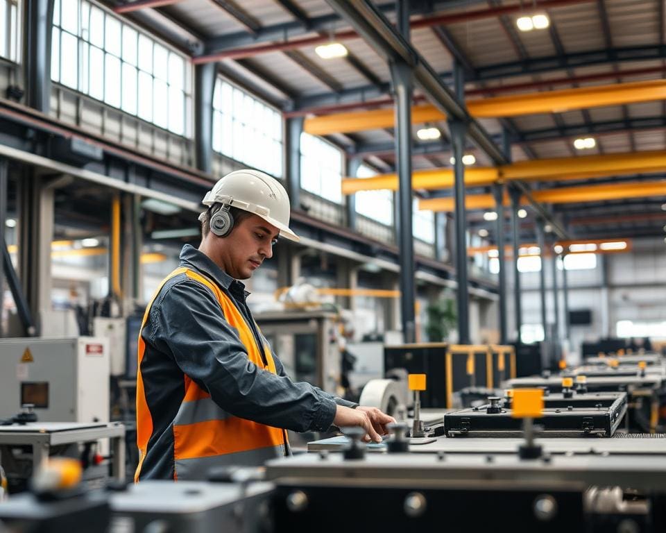 Wat doet een productiemedewerker in een fabriek?