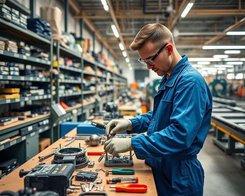 dagelijkse taken assemblagemedewerker