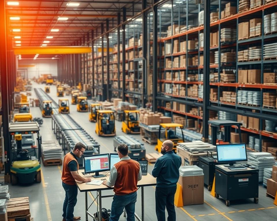 logistiek management in de fabriek