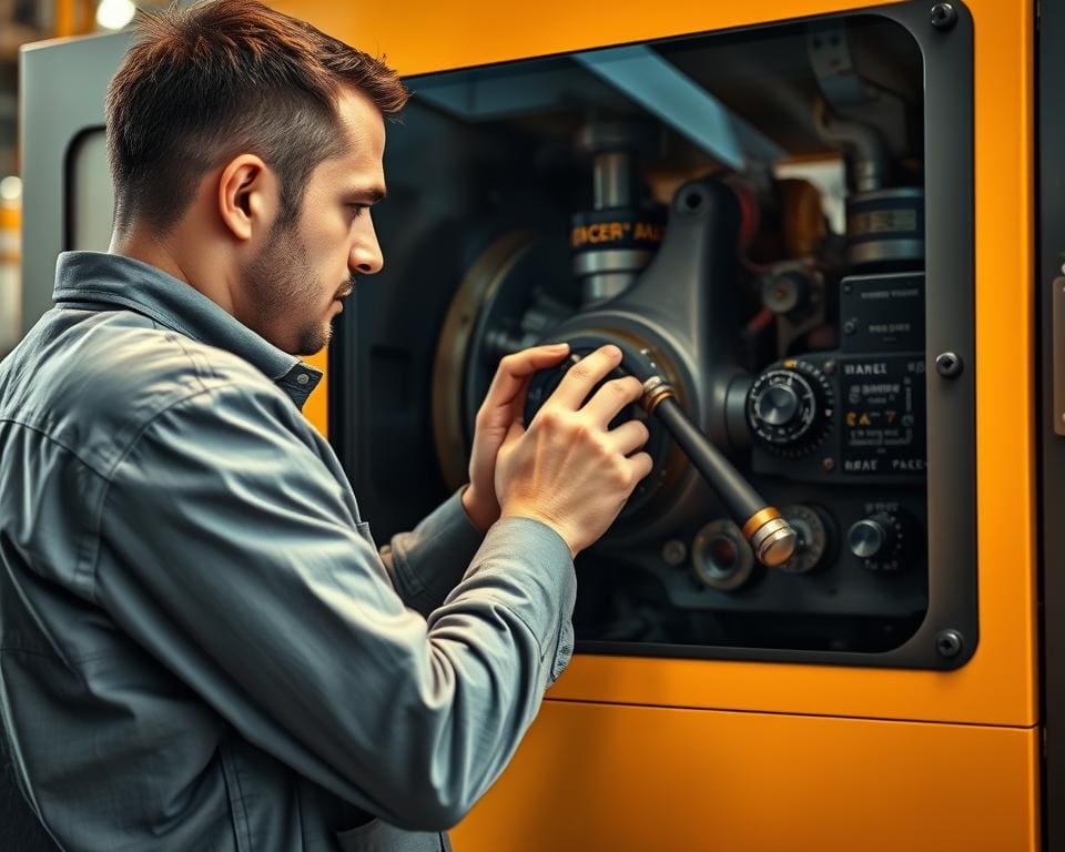 machine instellen en controleren