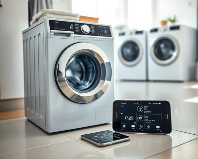 Hoe werkt een slimme wasmachine in combinatie met apps?