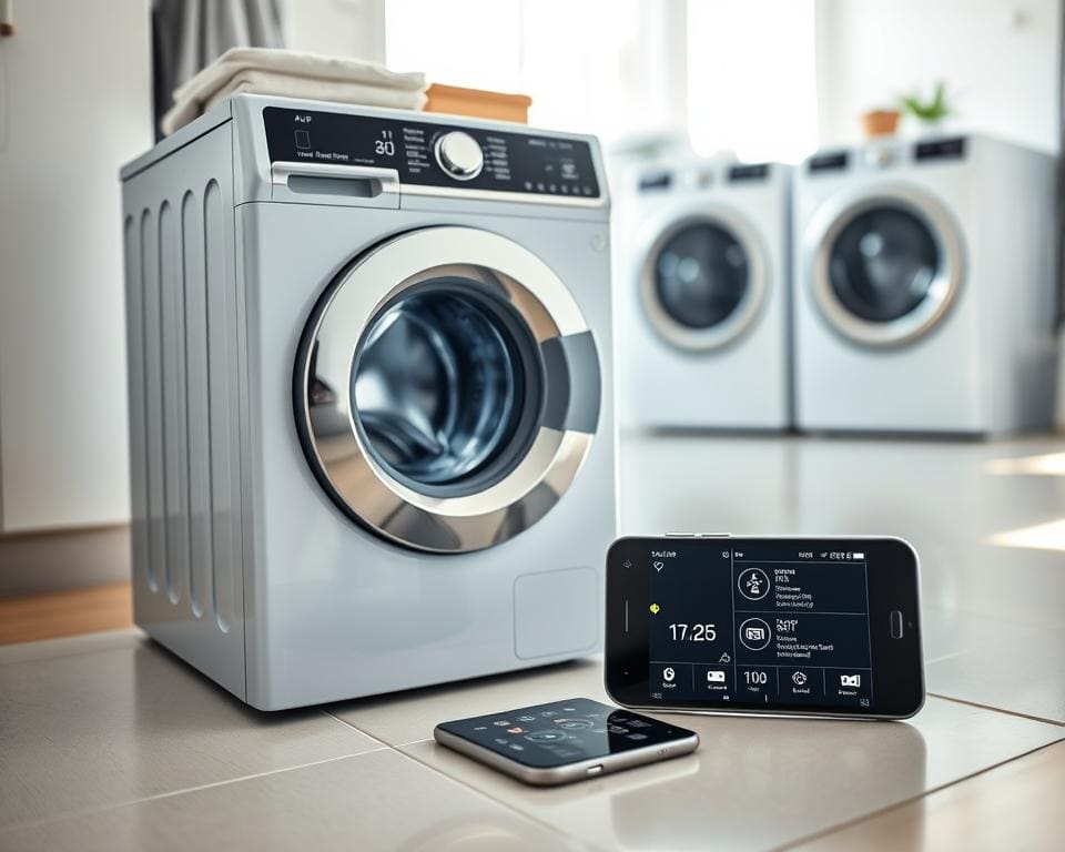 Hoe werkt een slimme wasmachine in combinatie met apps?