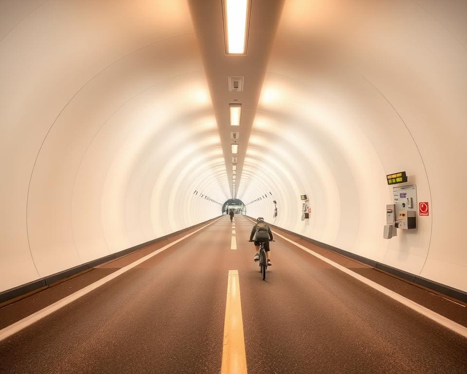 Wat zijn vereisten voor veiligheid bij fietstunnels?
