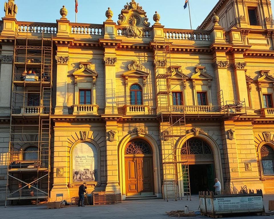 restauratie van historische gebouwen
