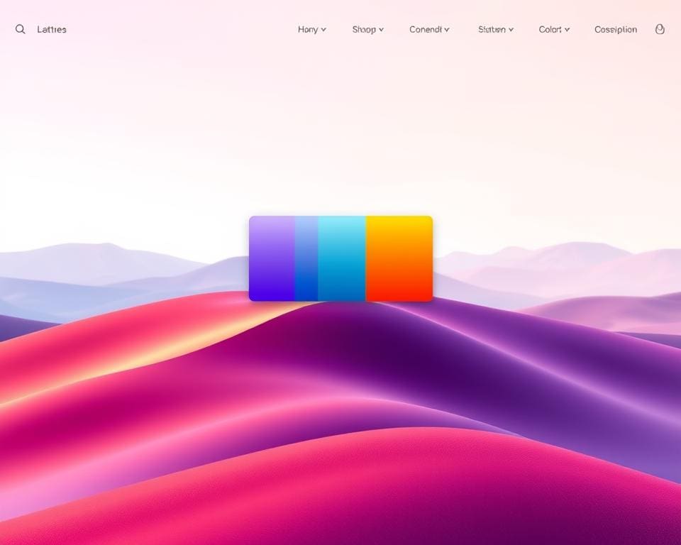 Zichtbare kleuren voor websites