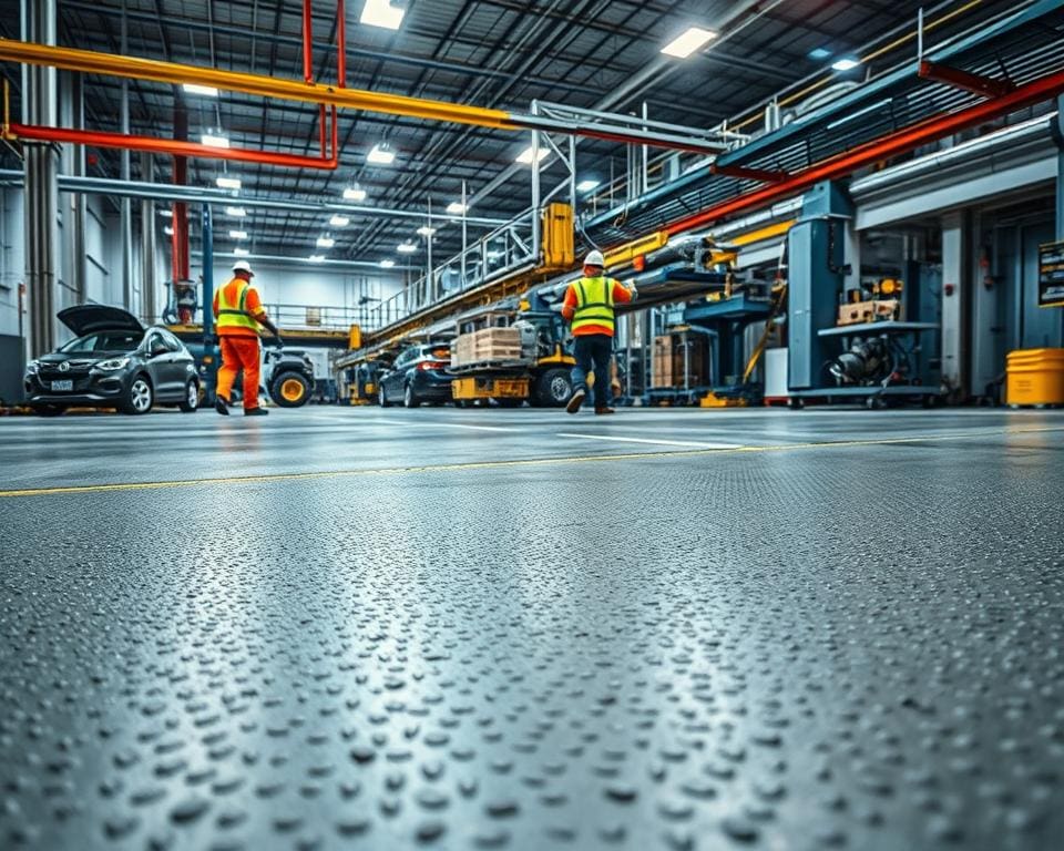 productietechnieken voor duurzame garagevloeren