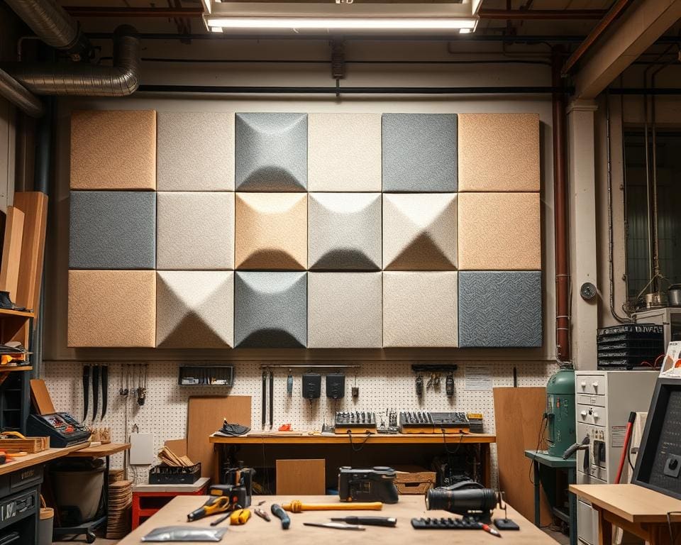 Akoestische panelen voor werkplaatsen