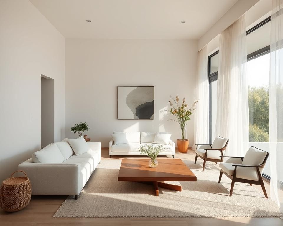Minimalistische interieurs voor een rustige leefomgeving