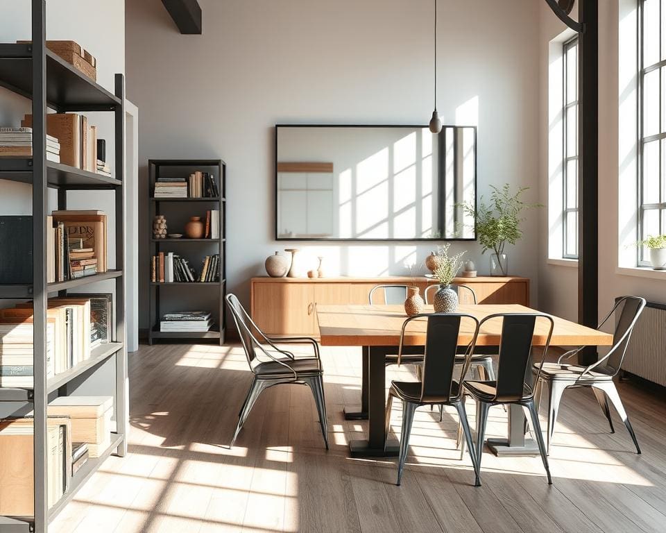 tips voor hout en staal in interieur