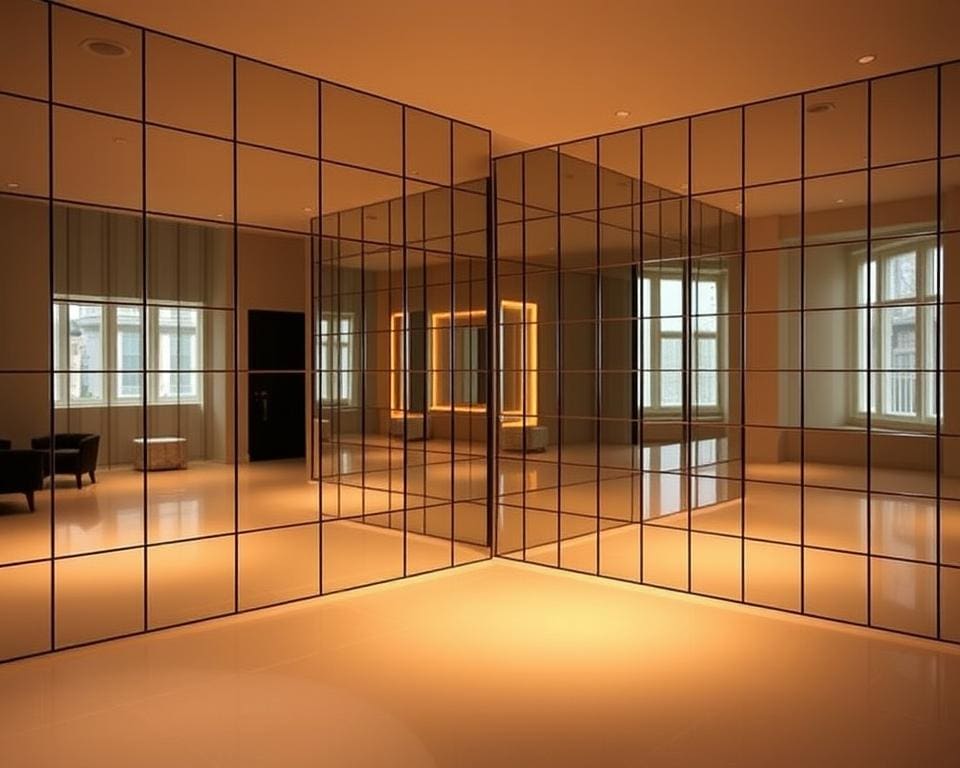 toepassingen spiegelwand