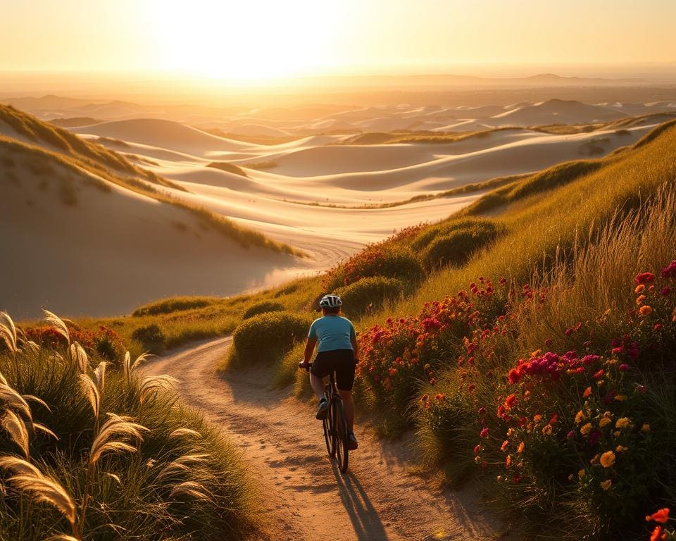 Wat zijn de mooiste fietsroutes door de duinen?
