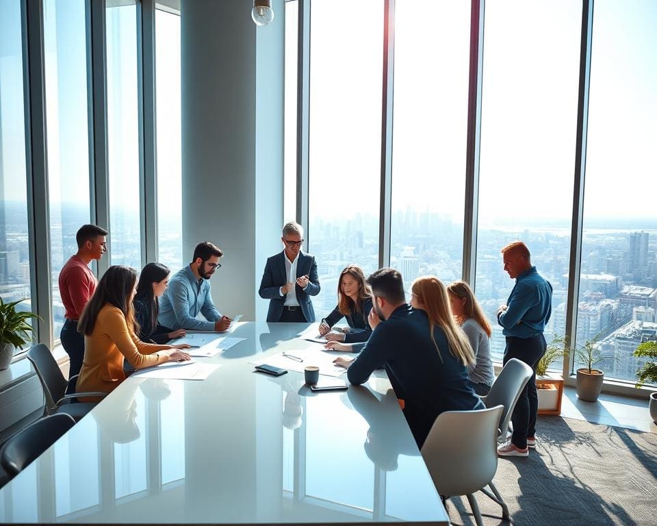 Leiderschap en teamwork op de moderne werkvloer