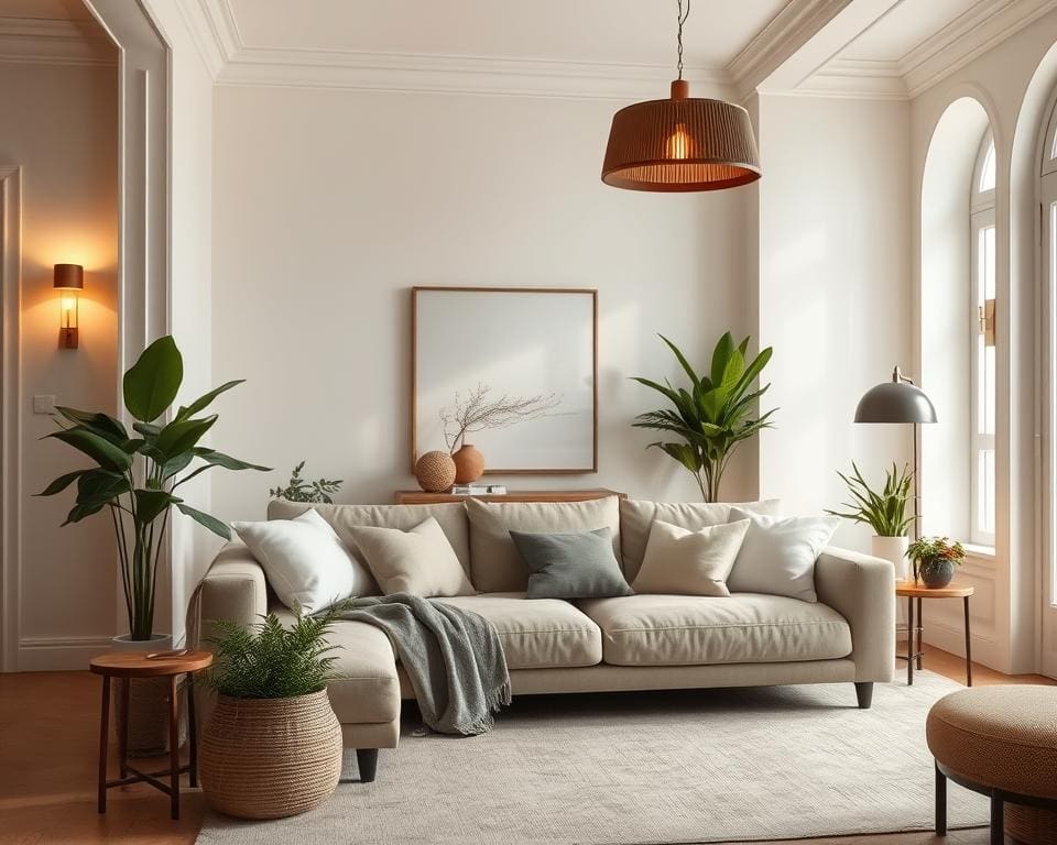 Waarmee geef je zachtheid aan een strak interieur?