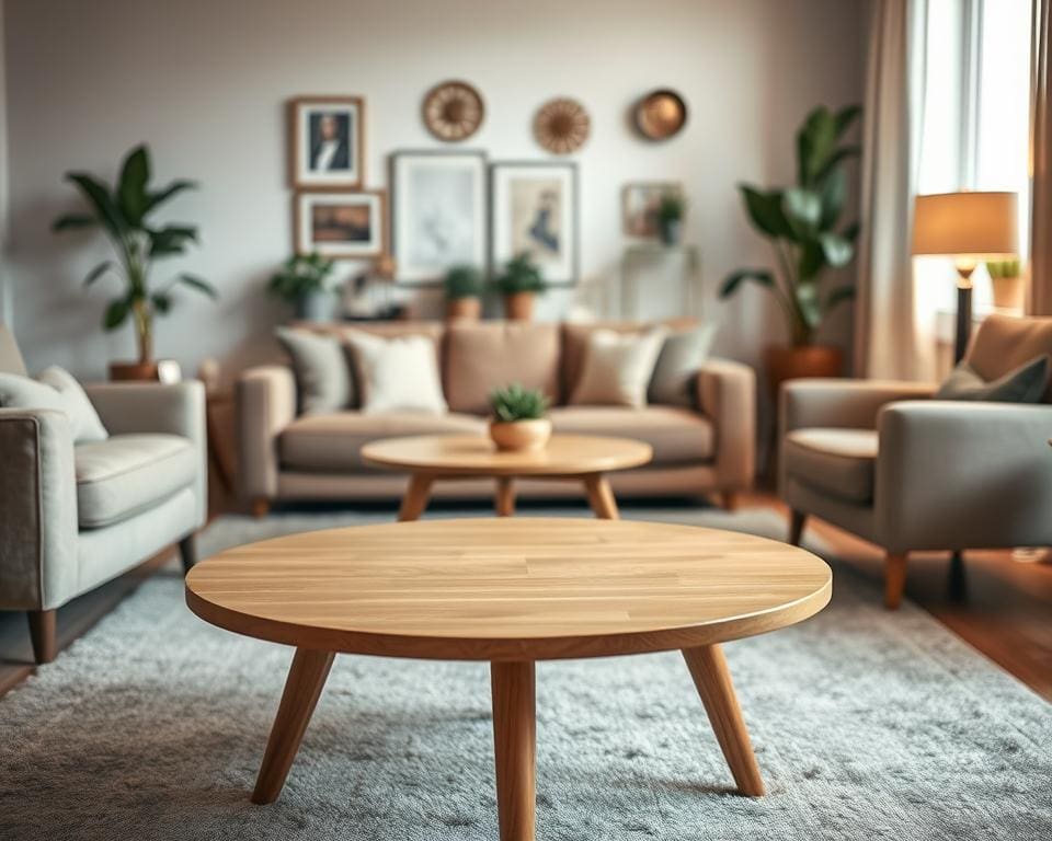 Waarom kiezen voor een ronde salontafel?