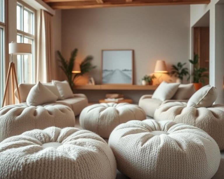 Waarom kiezen voor zachte poefs in plaats van stoelen?