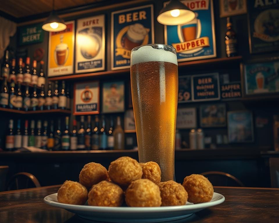 Wat maakt de combinatie van bier en bitterballen zo iconisch?