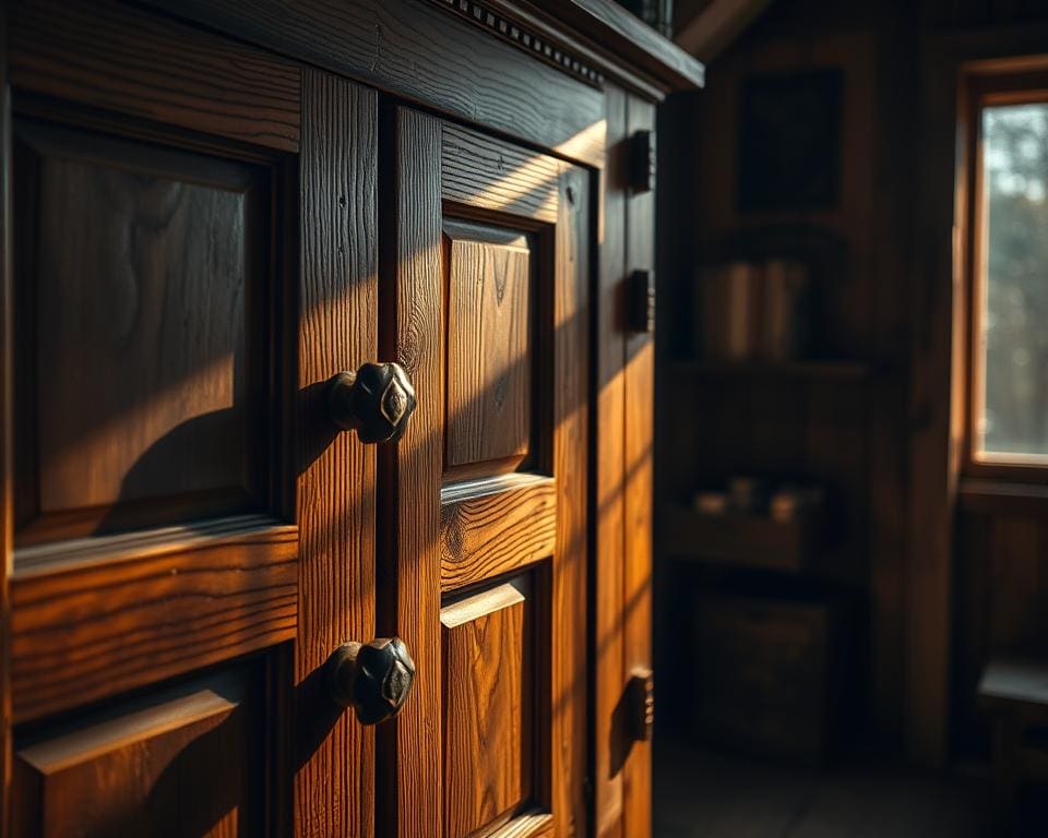Wat maakt een houten kast karaktervol?