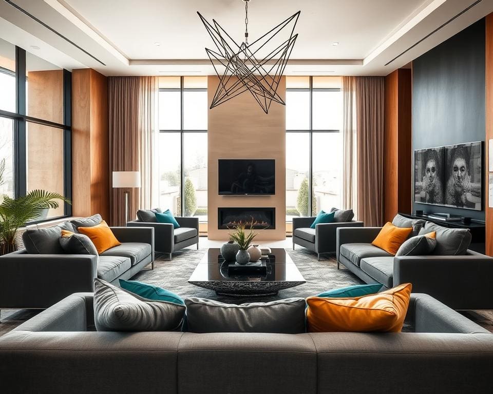 Welke vormen geven een interieur dynamiek?