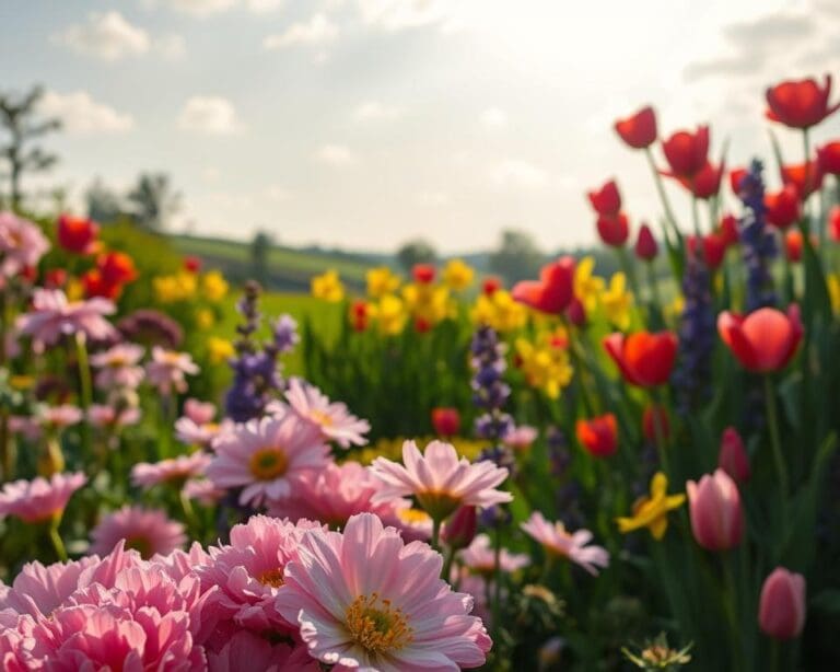 Hoe combineer je kleuren en geuren in je bloementuin?