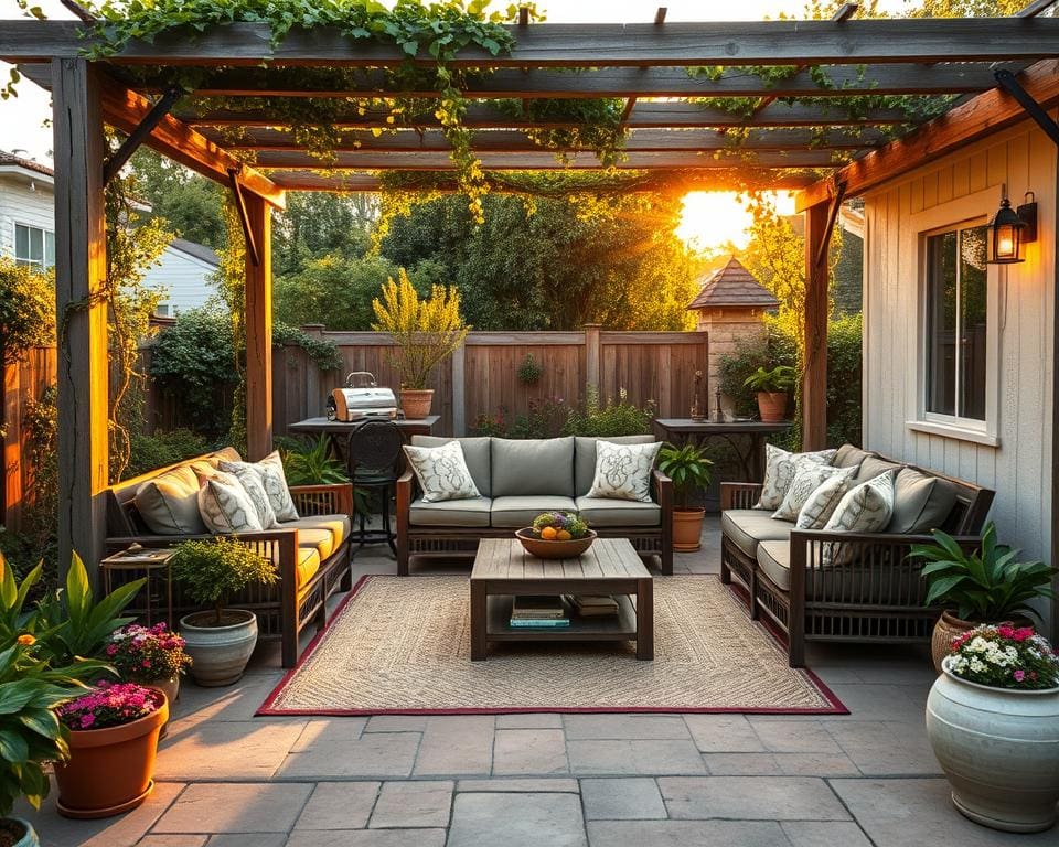 Hoe creëer je een gezellige zithoek in de achtertuin?