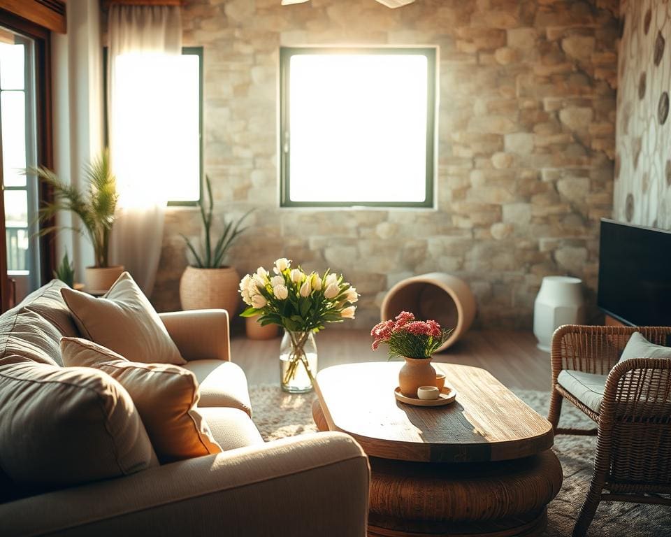 Hoe maak je je woning sfeervol met natuurlijke materialen?