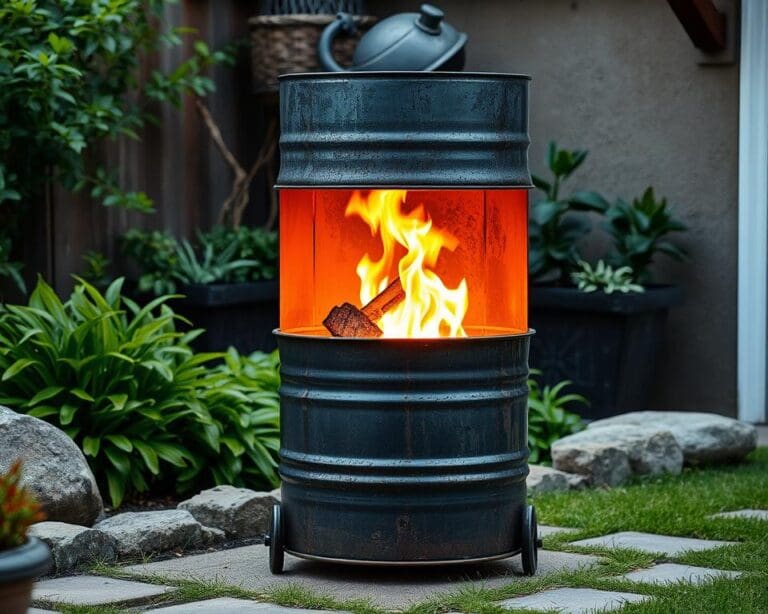 Hoe maak je van een olievat barbecue een echte blikvanger?