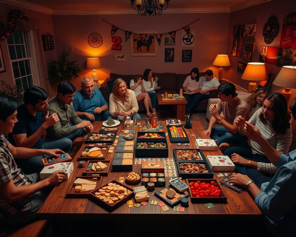 Hoe organiseer je een thema-avond met spellen en hapjes?