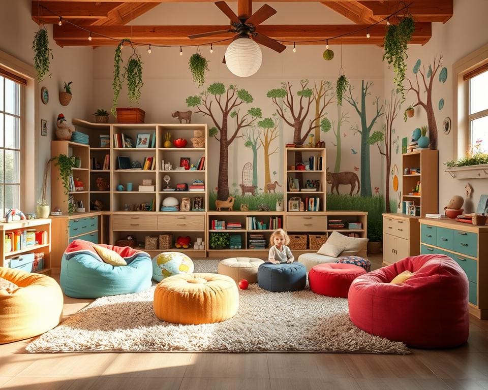 Hoe richt je een gezellige speelkamer in voor het gezin?