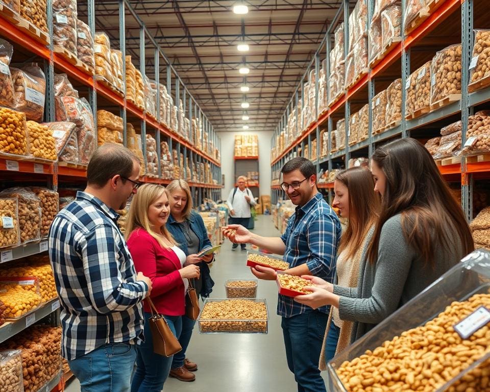 Wat maakt noten kopen bij de groothandel aantrekkelijk?