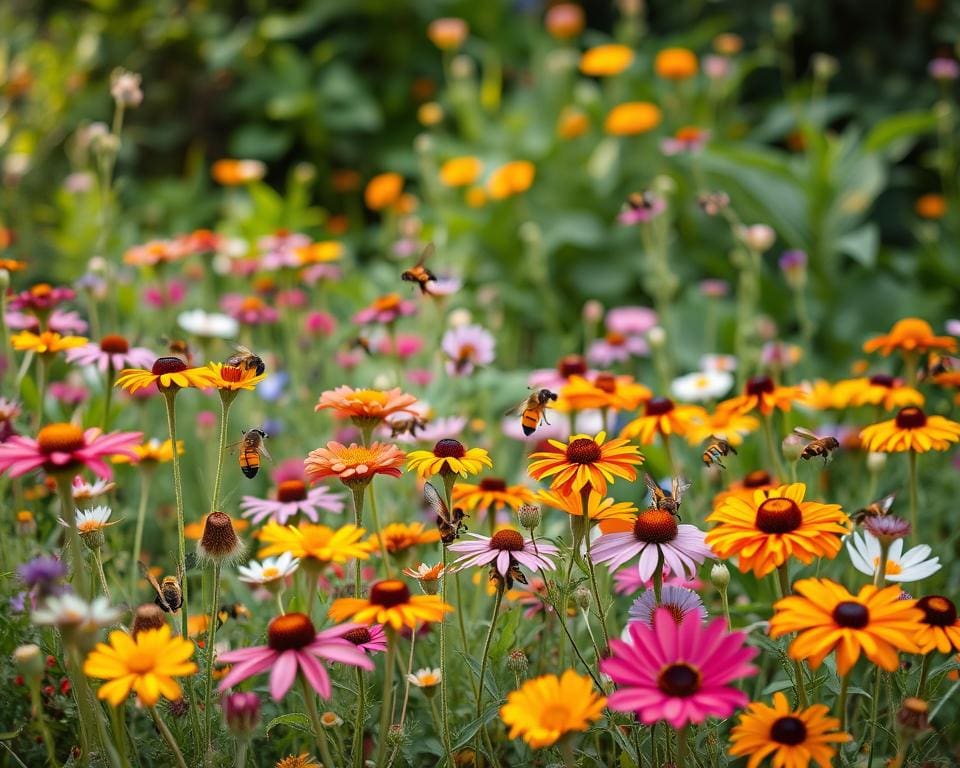 Welke bloemen trekken bijen en vlinders naar je tuin?