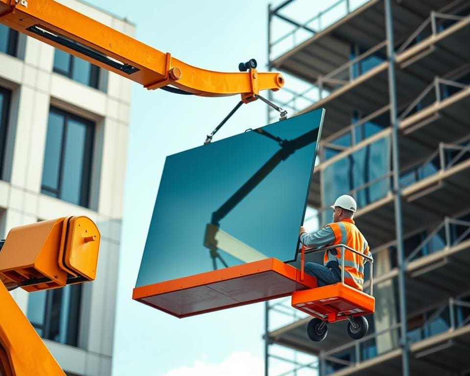 Waarom een minihijskraan voor glaszetten huren?