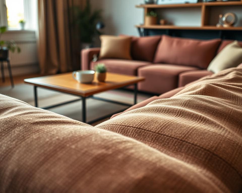 Waarom voelt een stoffen bank warmer dan leer?