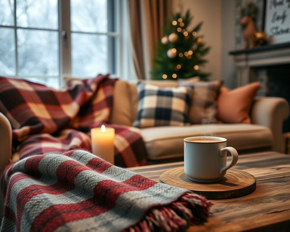 Waarom voelt een wollen plaid zo knus in de winter?