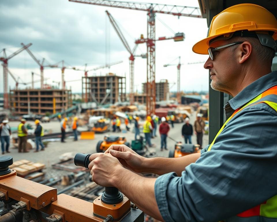 Wat maakt een machinist essentieel op de bouwplaats?