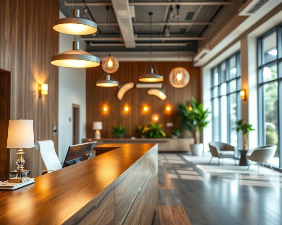 Balieverlichting voor ontvangstruimtes