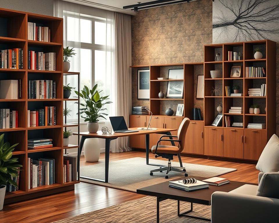 Boekenkasten voor kantoren en woningen