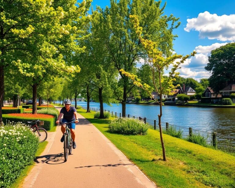 Waarom is fietsen langs de IJssel zo populair?